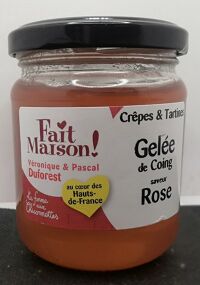 Gelée de coing saveur rose (200gr)